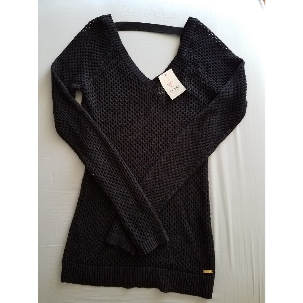 🏁PRICED TO MOVE🏁Black Guess Factory Sweater